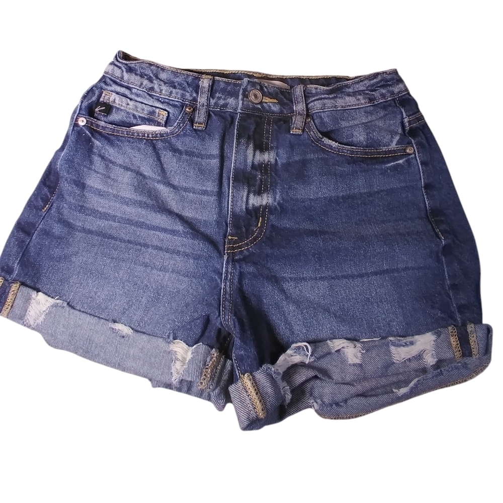 Kancan cotton Denim Blue Women's jean Shorts